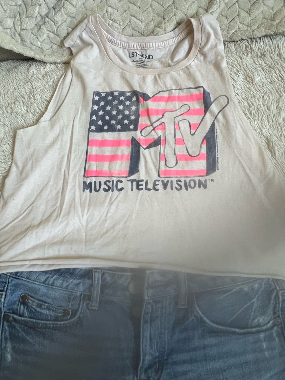 LST & FND for American Eagle Outfitters Graphic MTV Tank